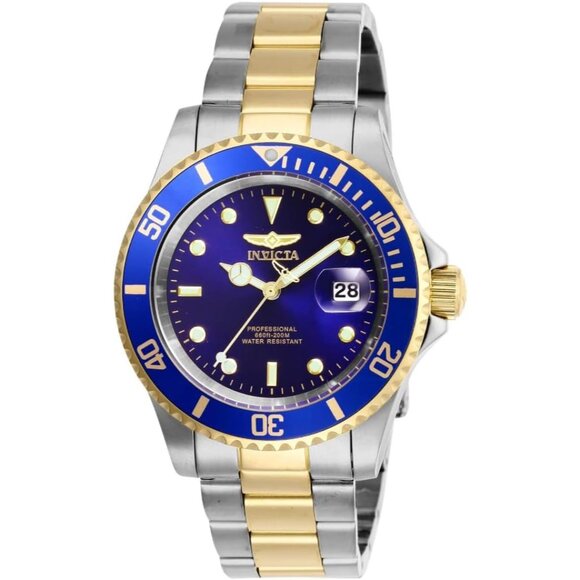 Men's Pro Diver Quartz Watch with Stainless Steel Strap